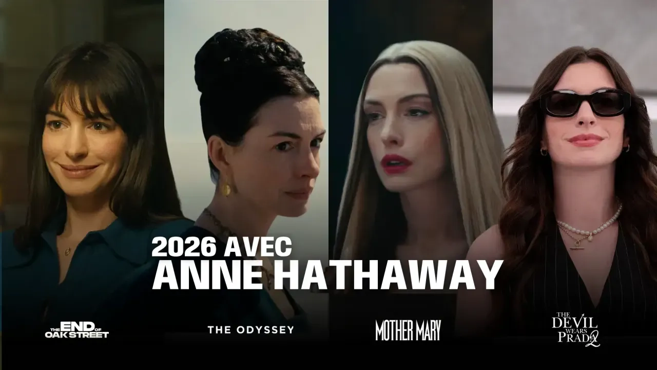 2026 : l'année Anne Hathaway, cinq films majeurs pour une actrice au sommet