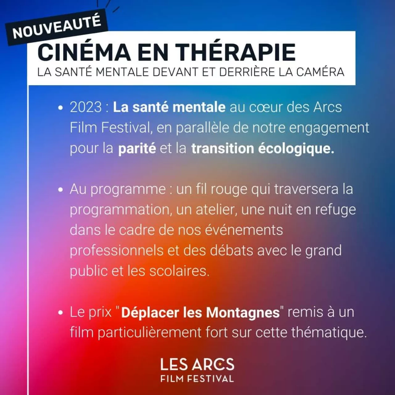 Cinéma en thérapie