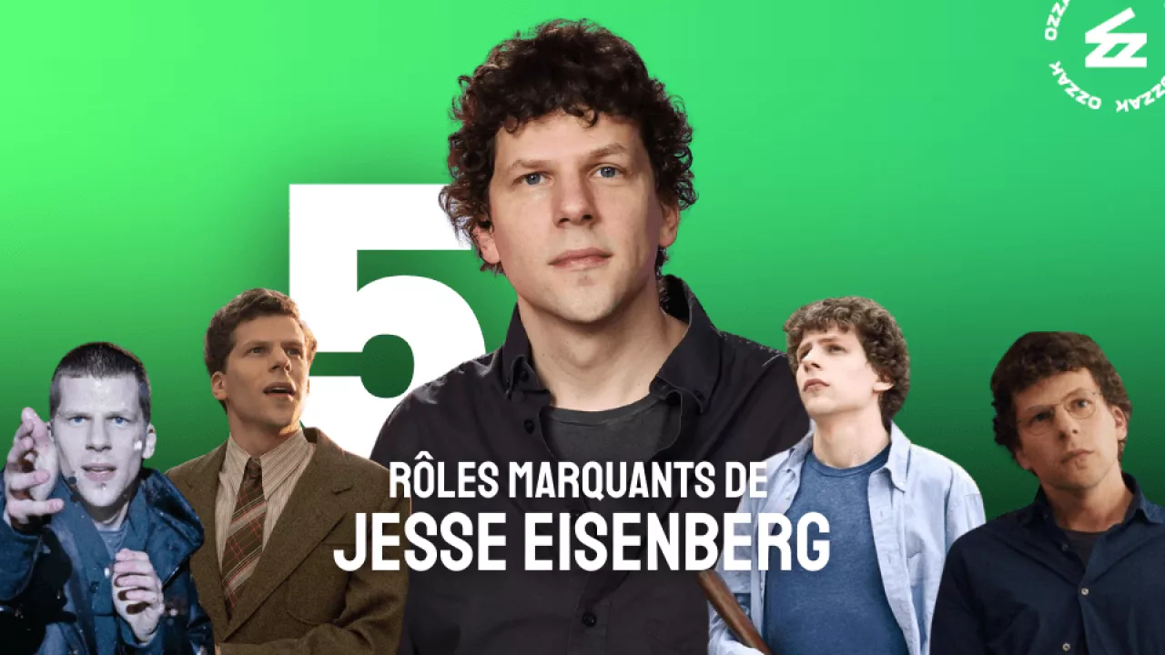 Image de l'article Les 5 rôles les plus marquants de Jesse Eisenberg
